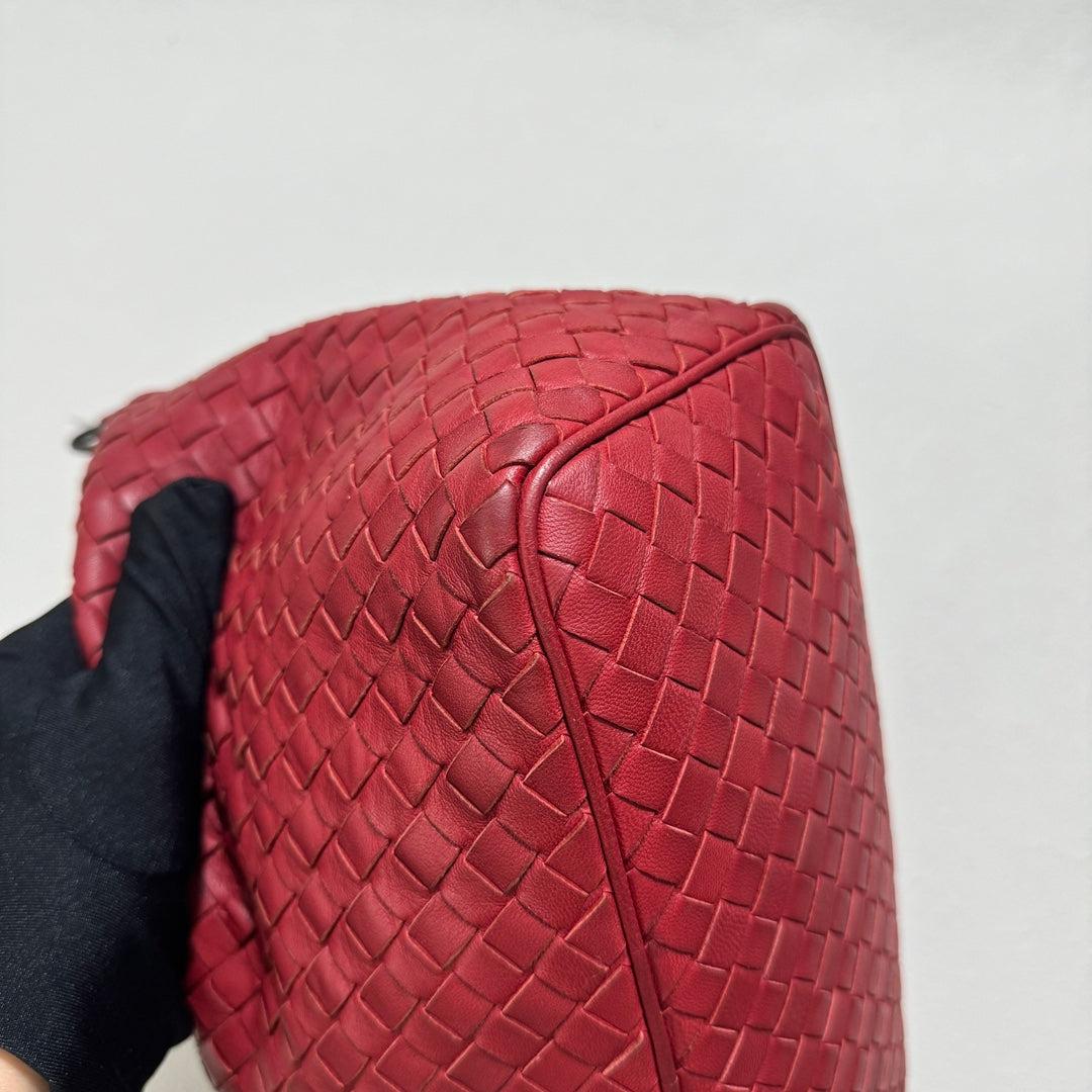 Bolso Bottega Veneta Sloane Rojo Borgoña Pequeño 25cm en venta 5