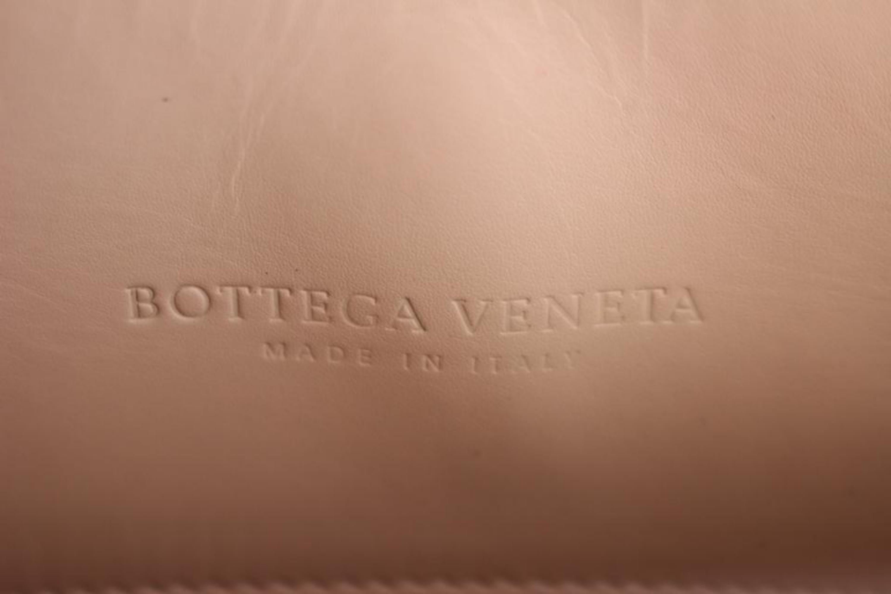 Bottega Veneta Small Roma 2way 4mz0828 Pink Leather Cross Body Bag For Sale 7
