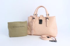 Bottega Veneta Small Roma 2way 4mz0828 Pink Leather Cross Body Bag
