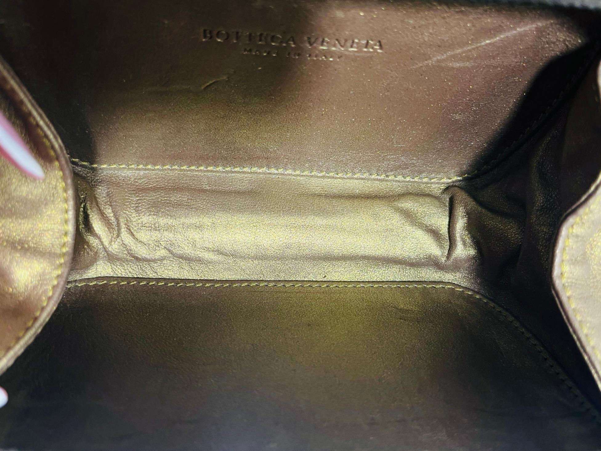 Bottega Veneta Snakeskin Top Knot Clutch Bag 3