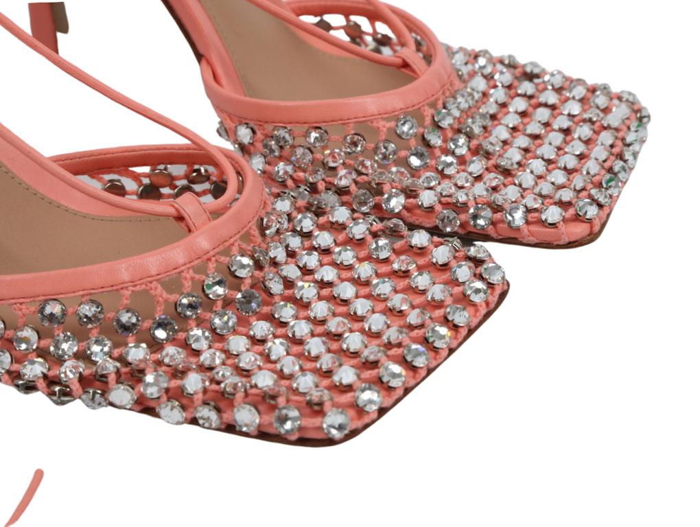 bottega sparkle stretch sandals