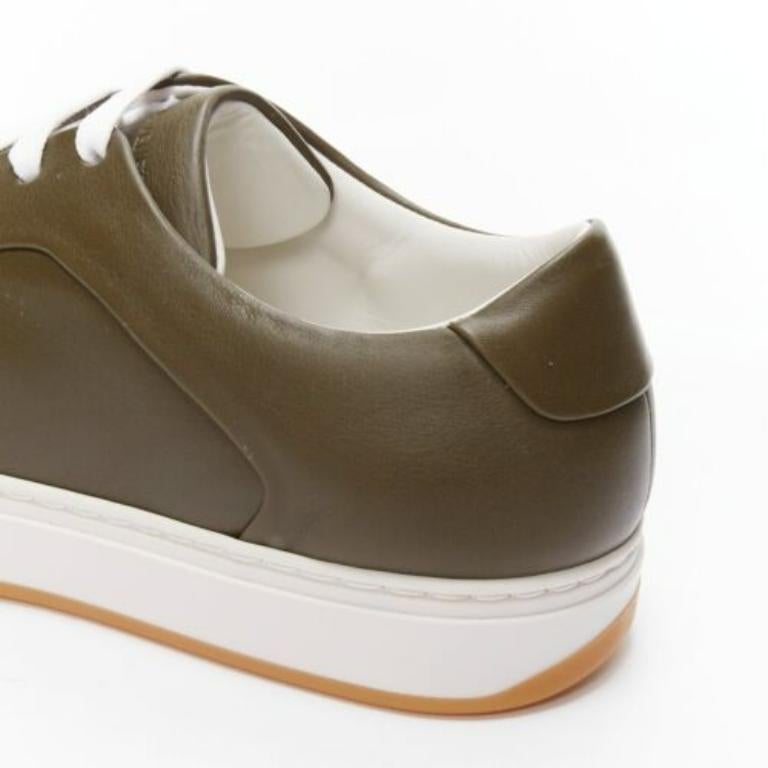 BOTTEGA VENETA Speedster khakigrüne Low-Top-Turnschuhe aus Kalbsleder EU39,5 im Angebot 3