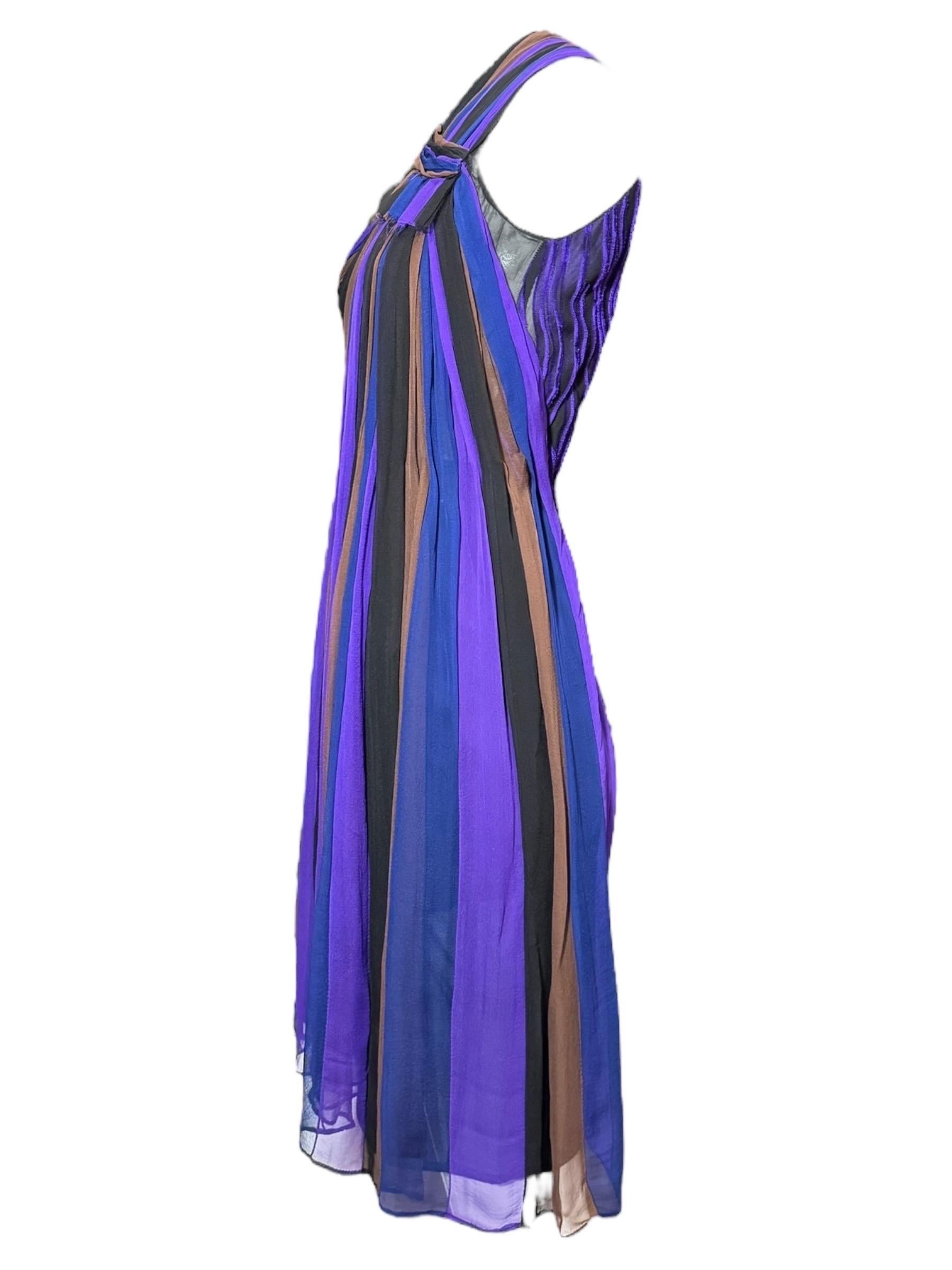 Bottega Veneta Frühjahr 2012 Runway Minikleid aus Samt und Seide, Look 37 (IT 38) im Zustand „Hervorragend“ im Angebot in Kingston, NY