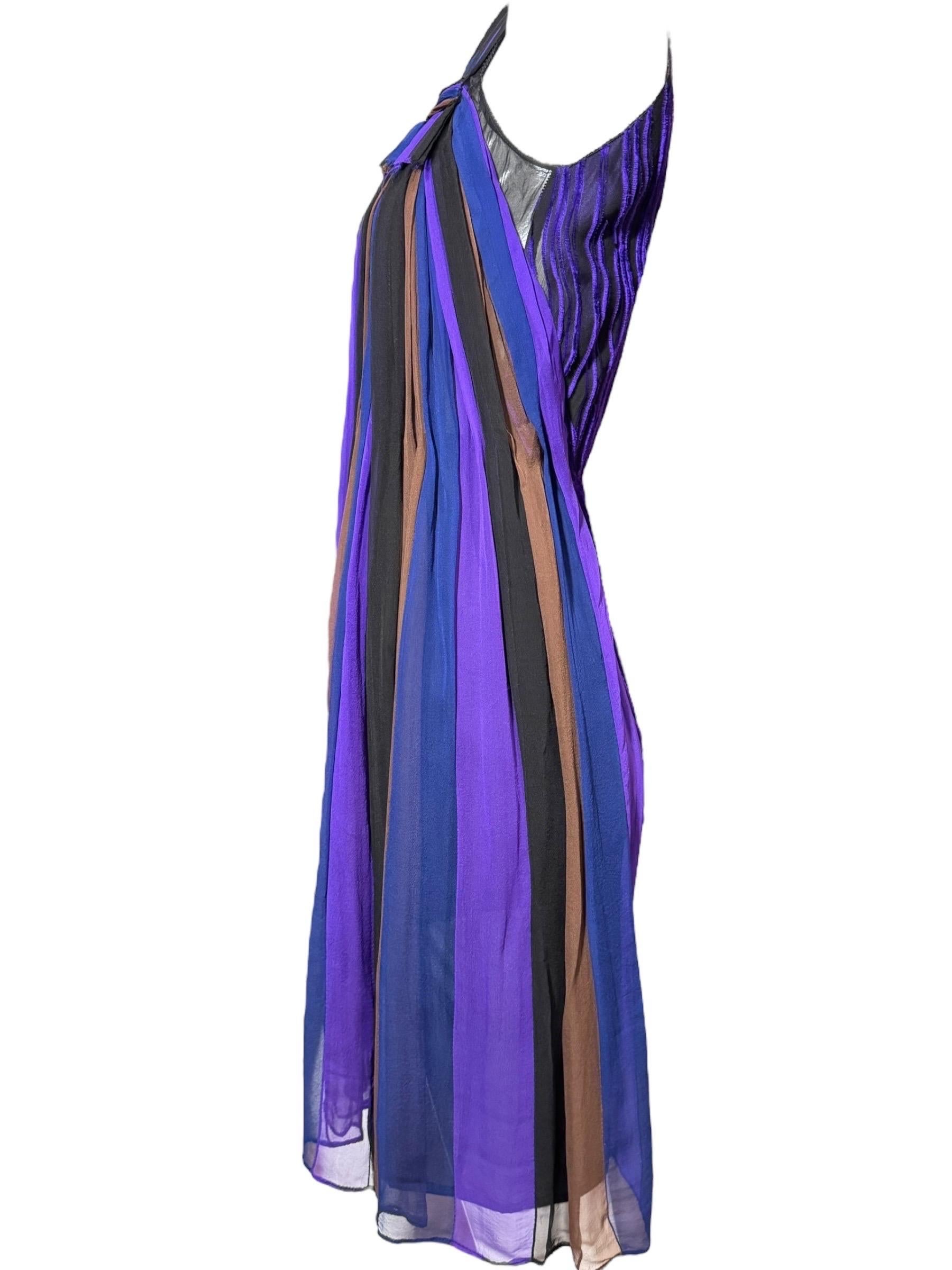 Bottega Veneta Frühjahr 2012 Runway Minikleid aus Samt und Seide, Look 37 (IT 38) im Angebot 2