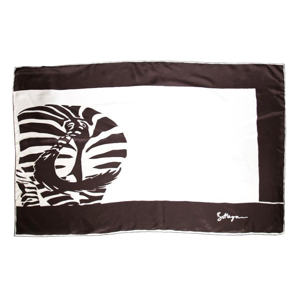 Bottega Veneta Spring 2020 Palm Tree Silk Scarf