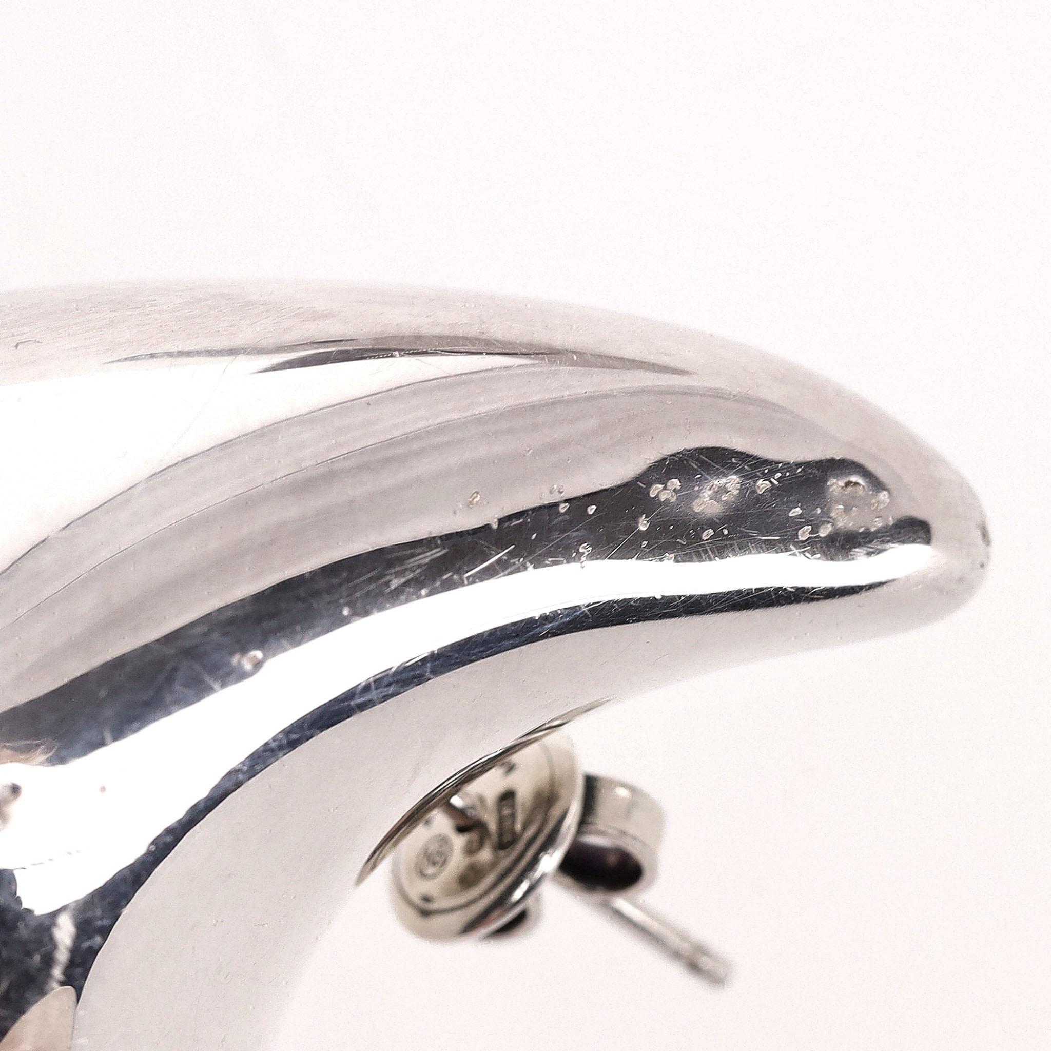 Bottega Veneta Tropfenohrringe aus Sterlingsilber im Angebot 4