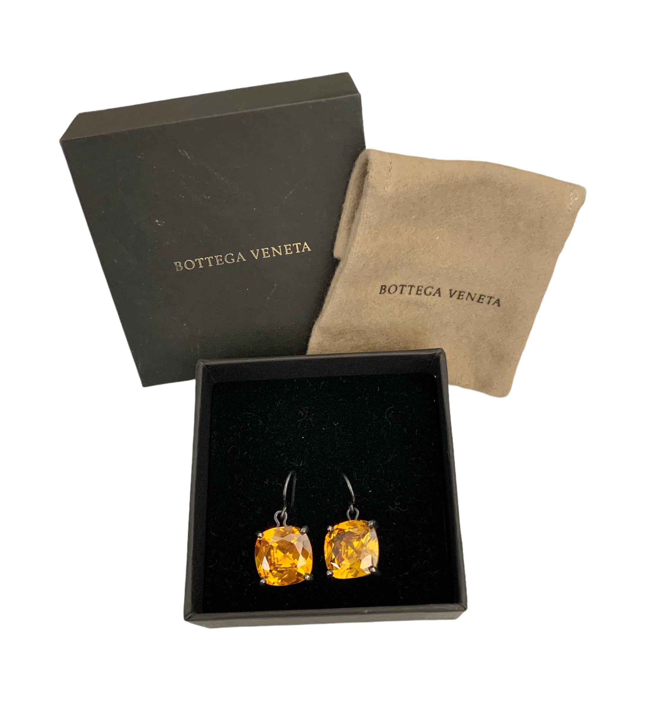 bottega veneta drop earrings