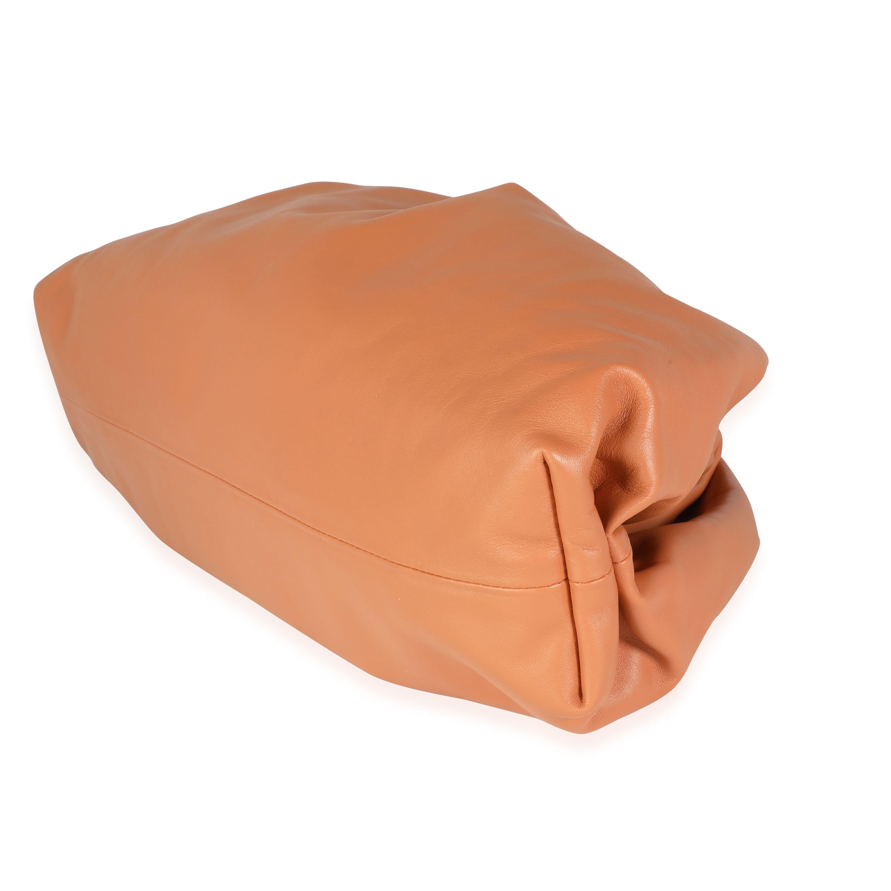 bottega veneta metallic pouch
