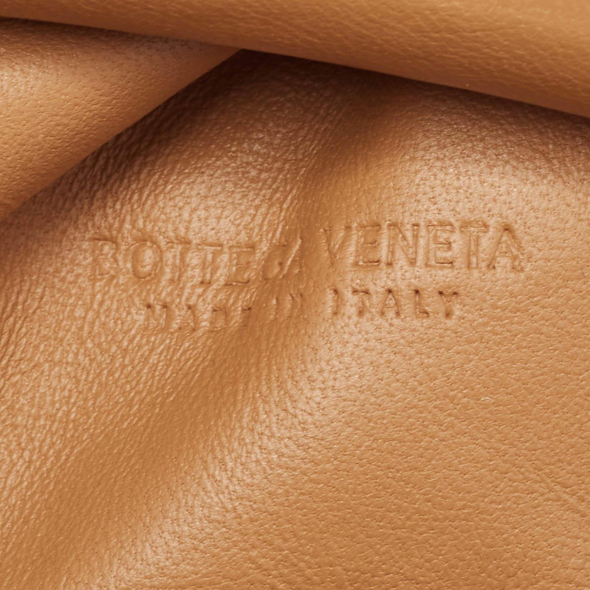 Bottega Veneta Tan Intrecciato Leather Mini The Pouch Bag 8