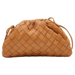 Bottega Veneta Tan Intrecciato Leather Mini The Pouch Bag