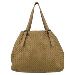 Bottega Veneta Tan Intrecciato Woven Nappa Leather Large Cesta Tote