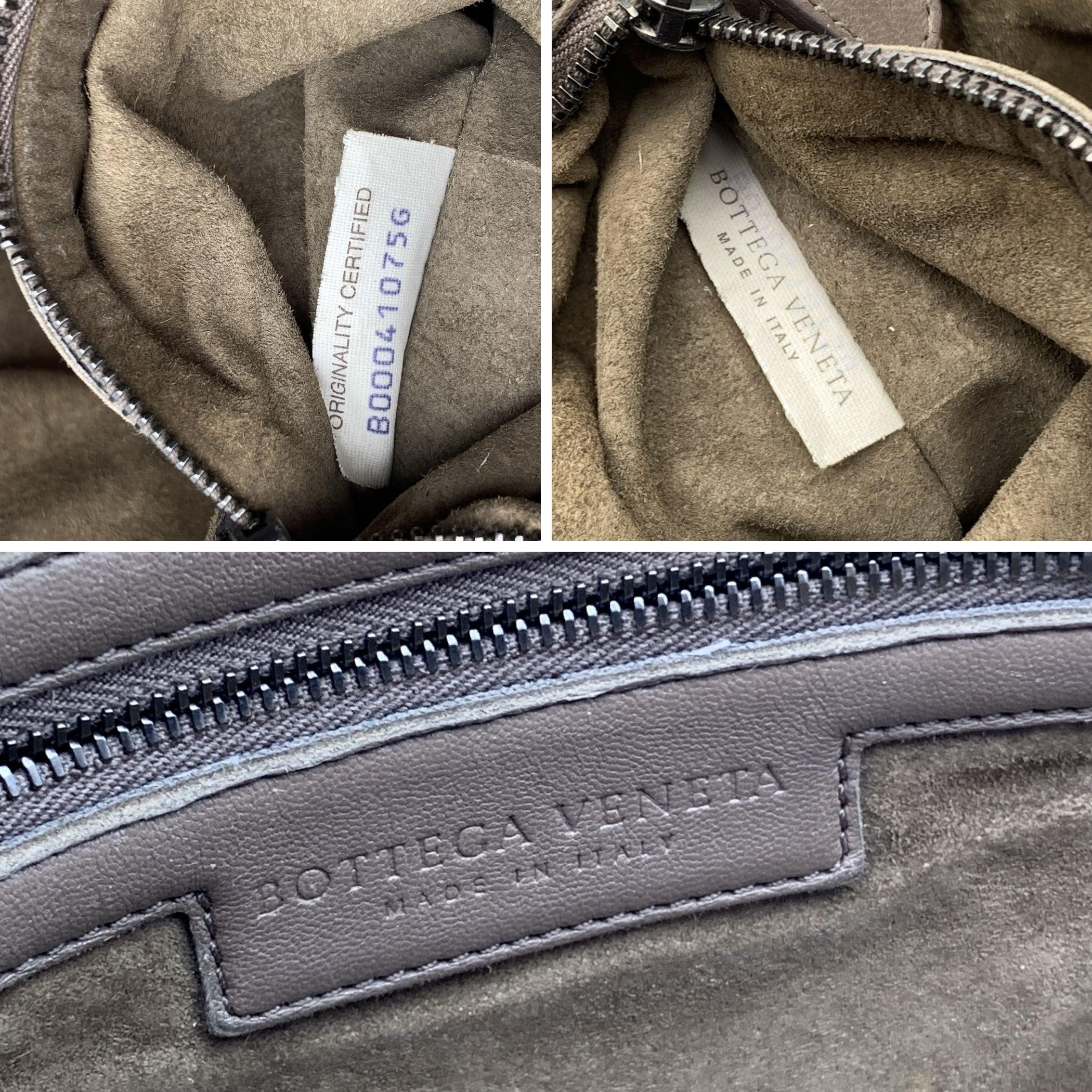 Bottega Veneta Taupe Intrecciato Woven Leather Nodini Crossbody Bag 1