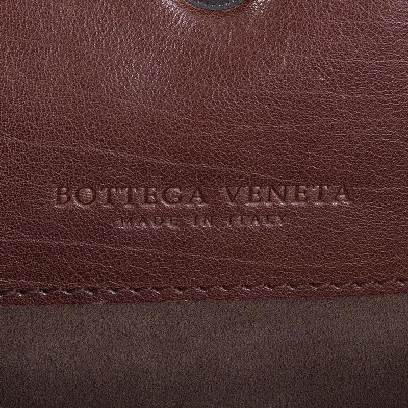 BOTTEGA VENETA taupe STINGRAY & brown leather Tote Bag 1