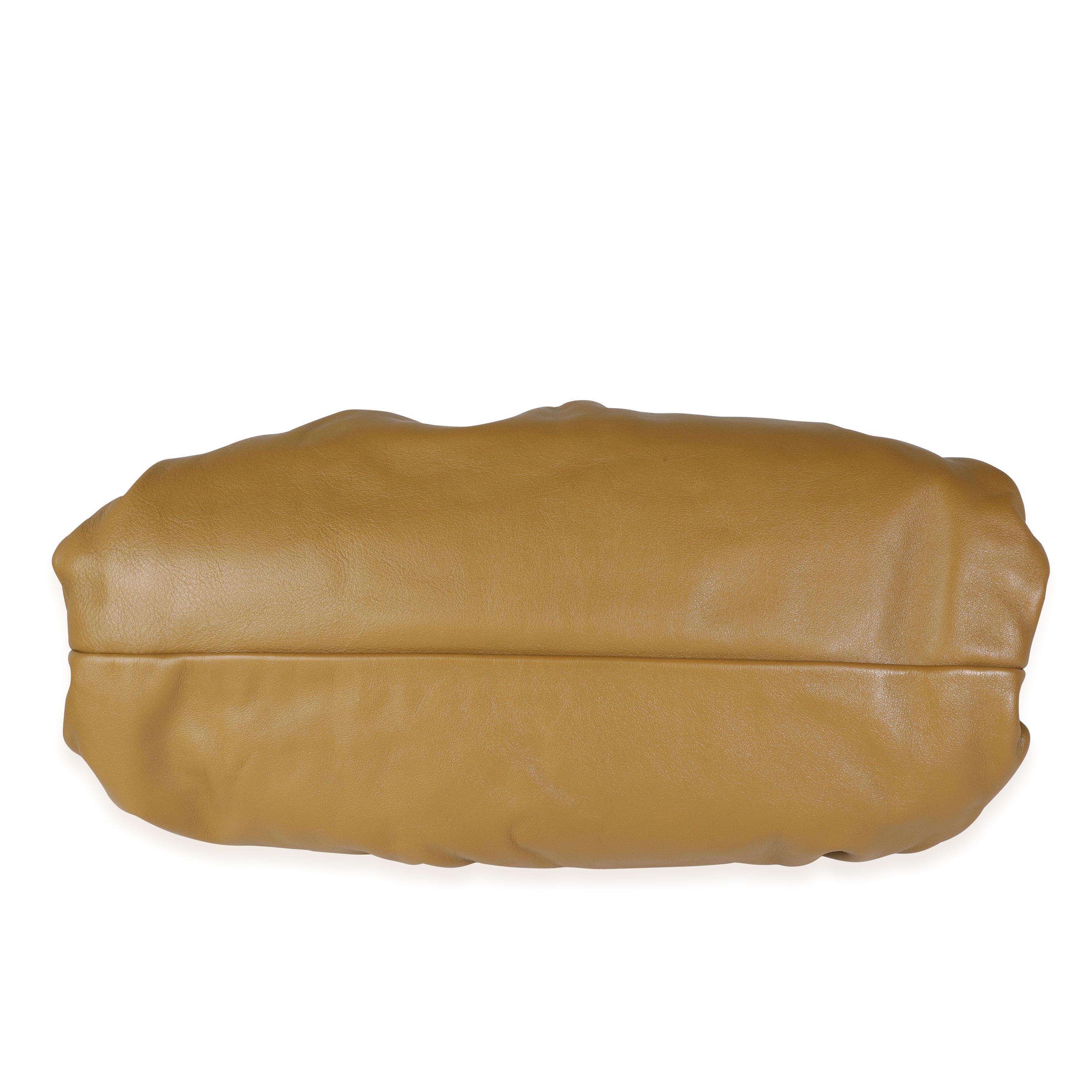 Bottega Veneta Teak Calfskin Leather Shoulder Pouch Bag 1