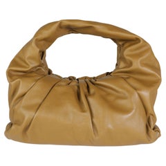 Bottega Veneta Teak Calfskin Leather Shoulder Pouch Bag