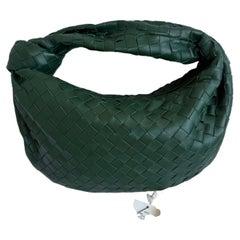 Bottega Veneta Teen Jodie Leather Dark Forest Green 36cm
