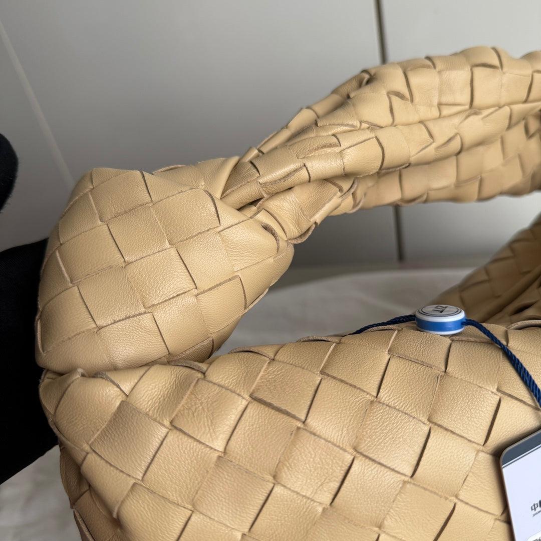 Bottega Veneta Teen Jodie Small Lambskin Leather Beige Oats 36cm 8