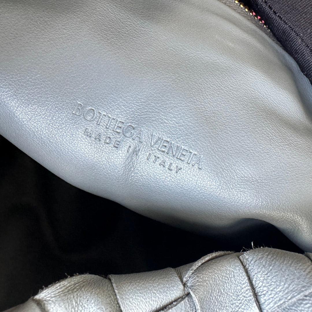 Bottega Veneta Teen Jodie Small Lambskin Leather Lightening Grey 36cm 14