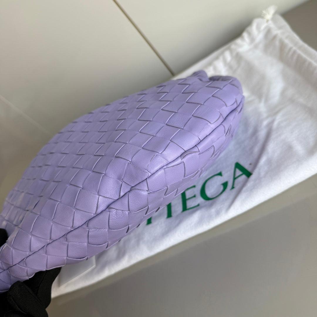 Bottega Veneta Teen Jodie Pequeña Piel de Cordero Lila Claro Morado 36cm en venta 5