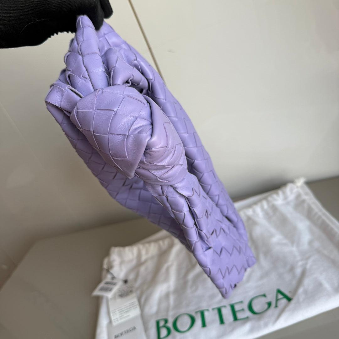 Bottega Veneta Teen Jodie Pequeña Piel de Cordero Lila Claro Morado 36cm en venta 9