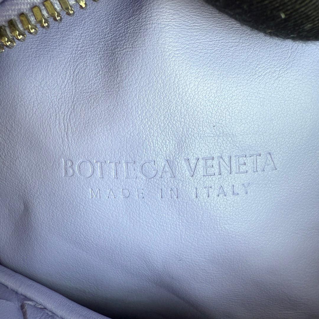 Bottega Veneta Teen Jodie Pequeña Piel de Cordero Lila Claro Morado 36cm en venta 14