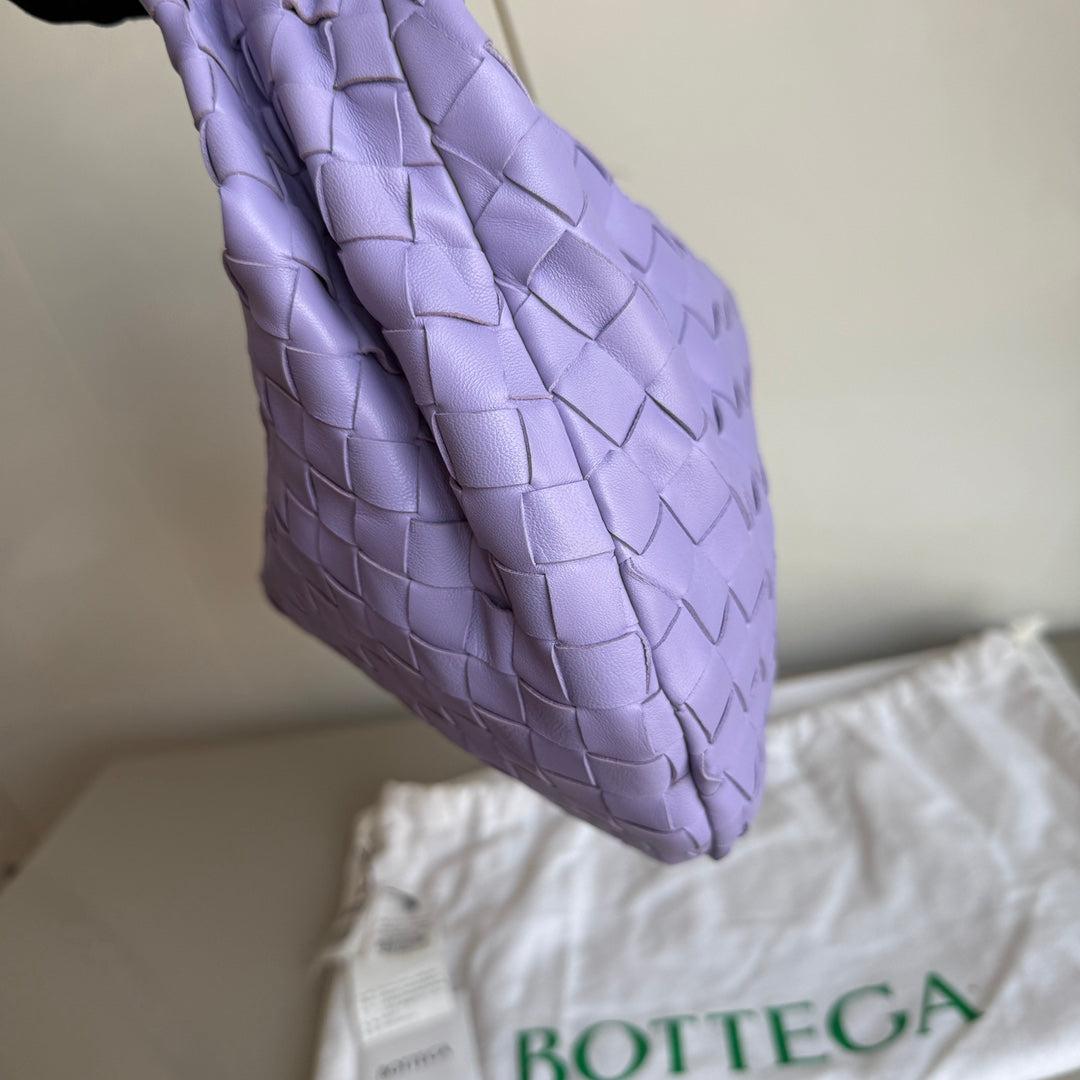 Bottega Veneta Teen Jodie Pequeña Piel de Cordero Lila Claro Morado 36cm Púrpura en venta