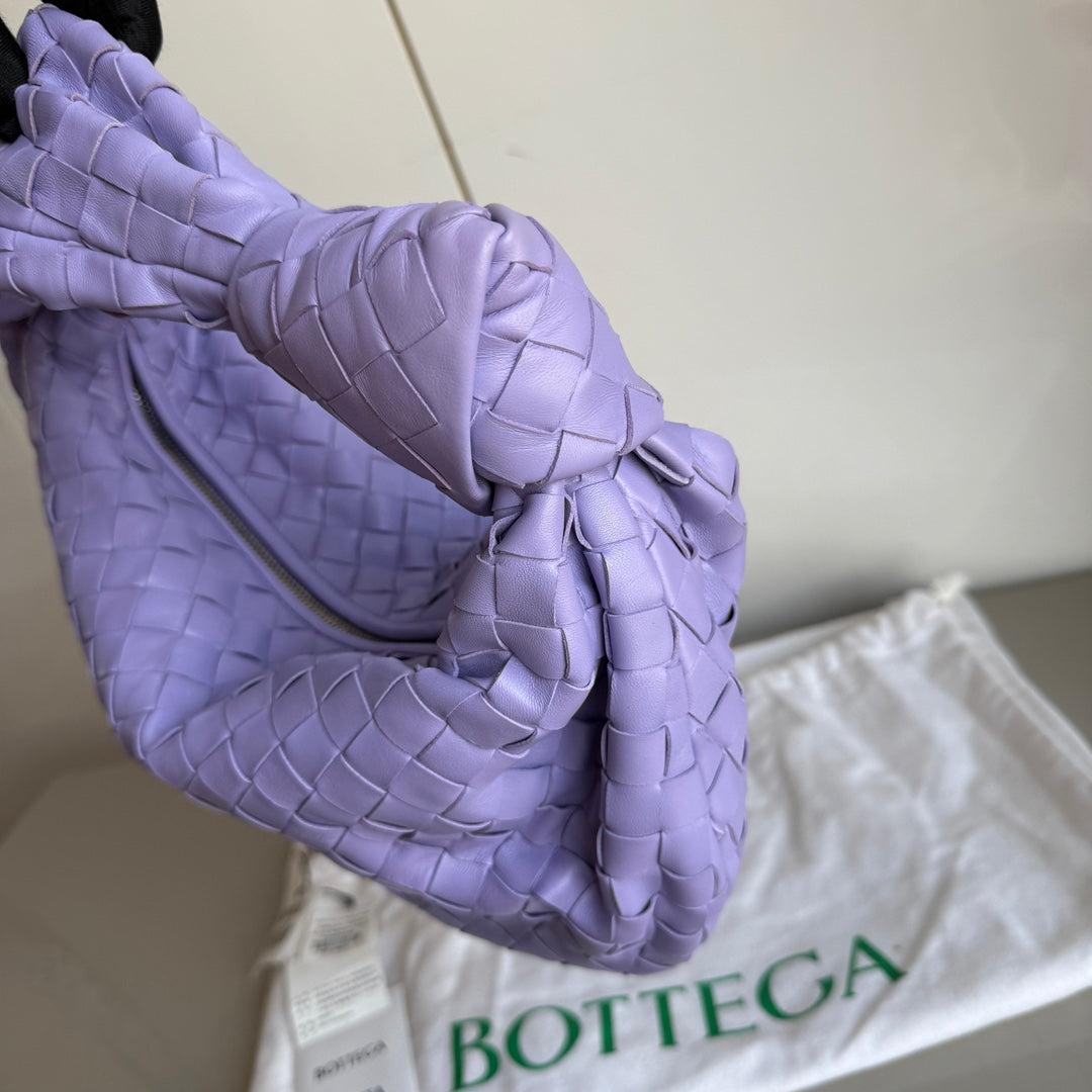 De las mujeres Bottega Veneta Teen Jodie Pequeña Piel de Cordero Lila Claro Morado 36cm en venta