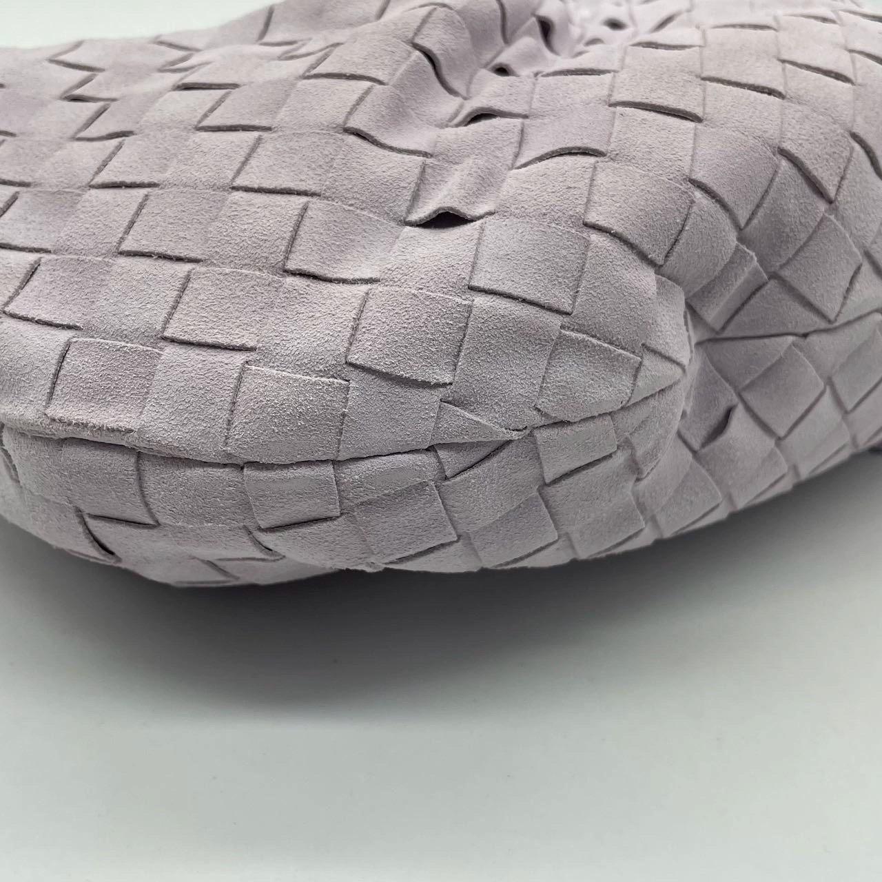 Bottega Veneta Teen Jodie Suede Washed Purple For Sale 5