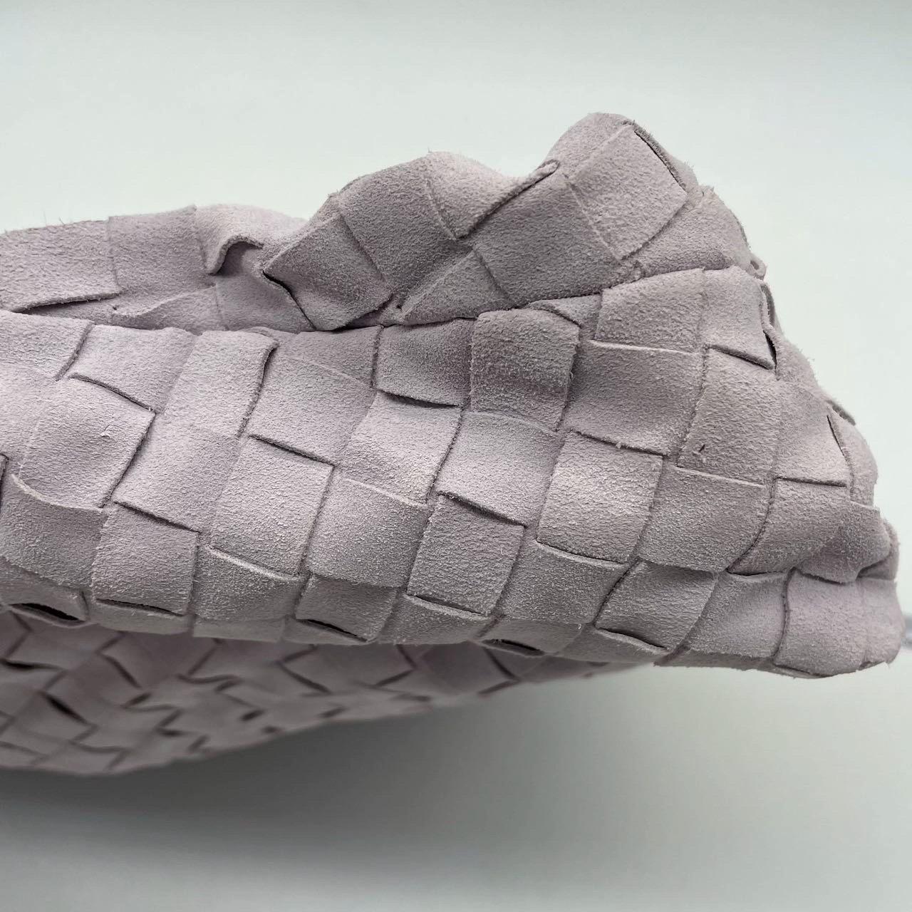 Bottega Veneta Teen Jodie Suede Washed Purple For Sale 6