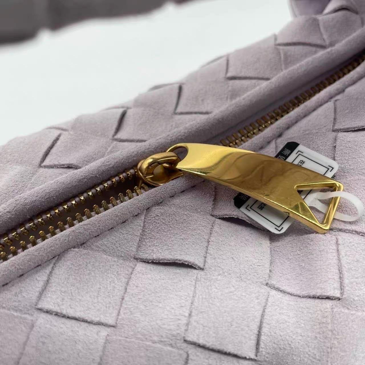 Bottega Veneta Teen Jodie Suede Washed Purple For Sale 11