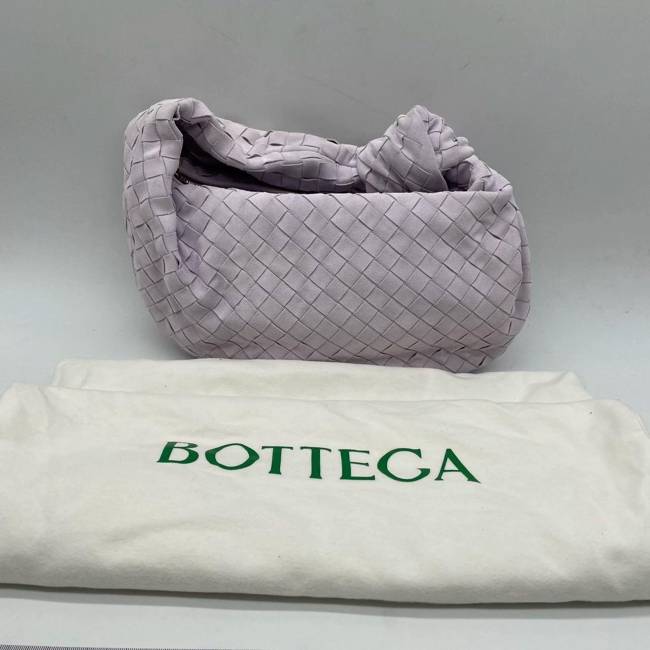 Bottega Veneta Teen Jodie Suede Washed Purple For Sale 15