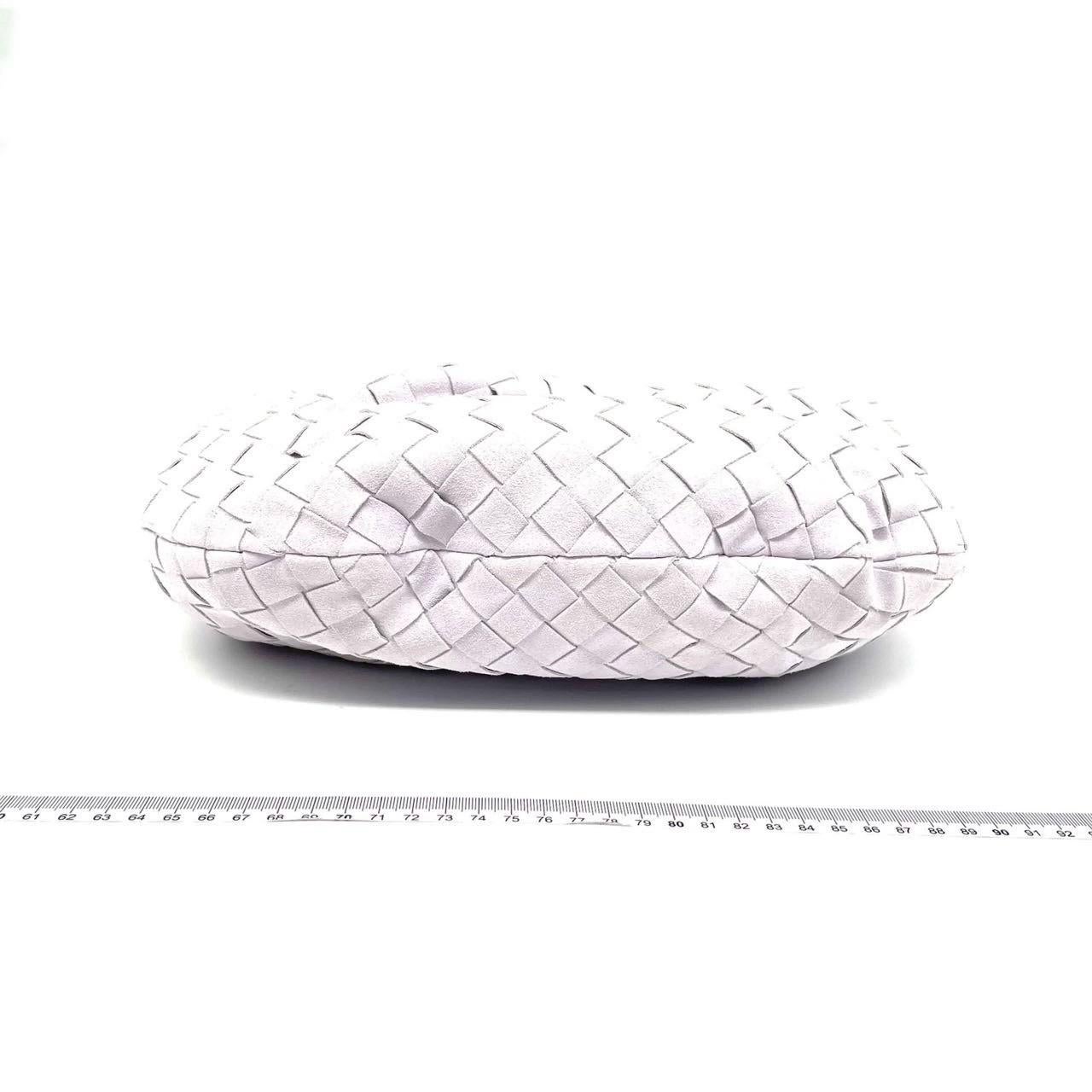 Bottega Veneta Teen Jodie Suede Washed Purple In New Condition For Sale In AUBERVILLIERS, FR