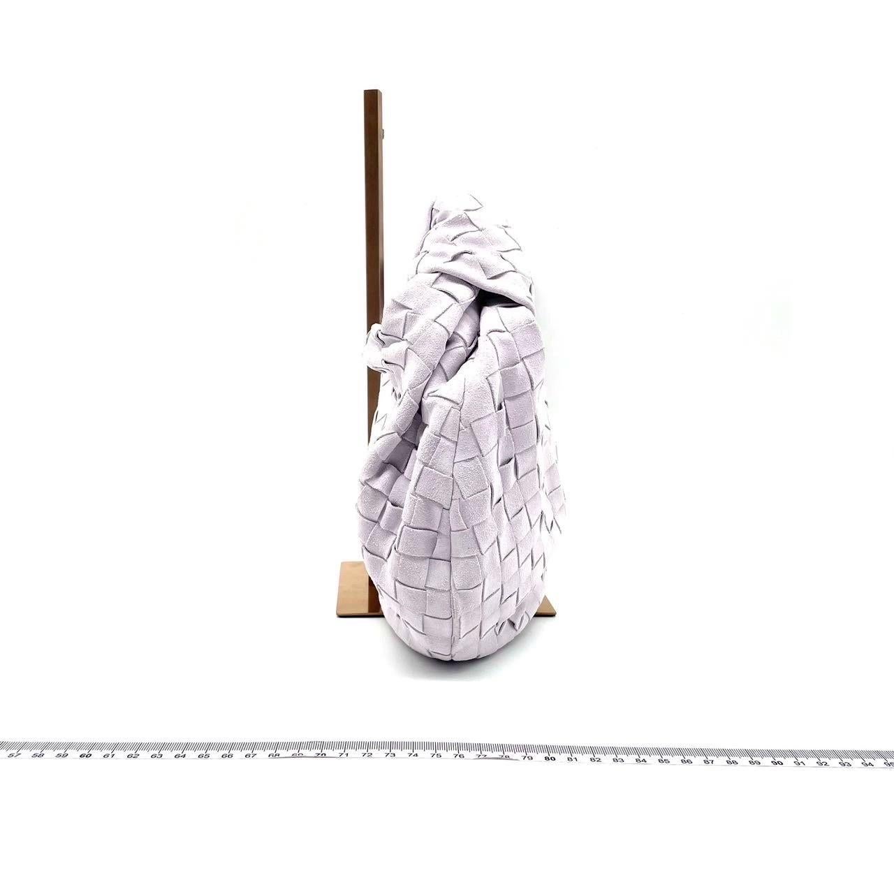 Bottega Veneta Teen Jodie Suede Washed Purple For Sale 1