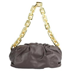 Bottega Veneta The Chain Pouch Gathered Leather Shoulder Bag