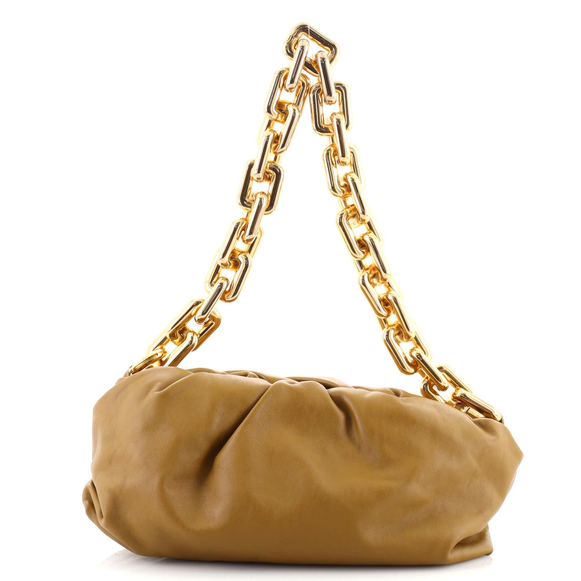 bottega veneta pouch gold