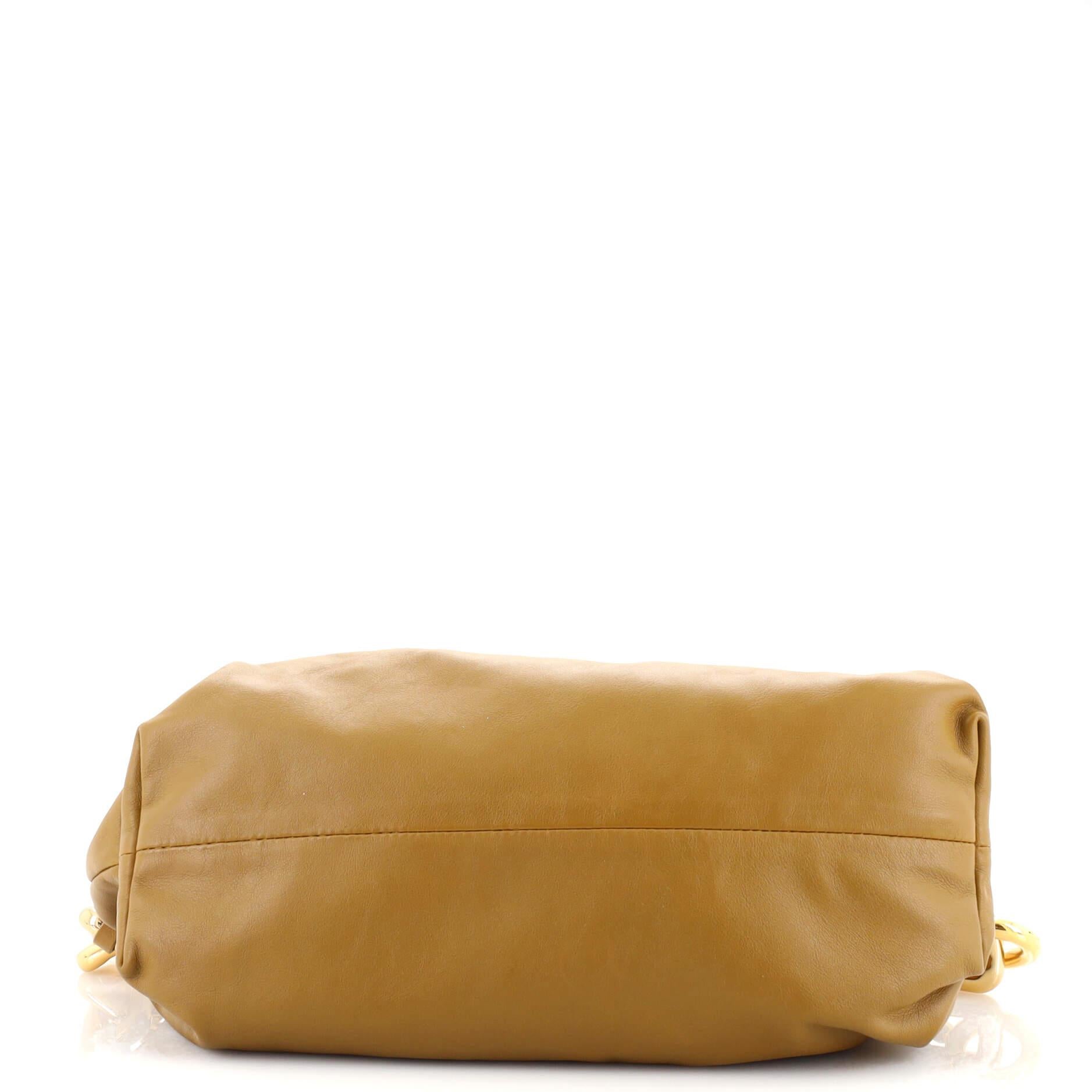 Brown Bottega Veneta The Chain Pouch Leather