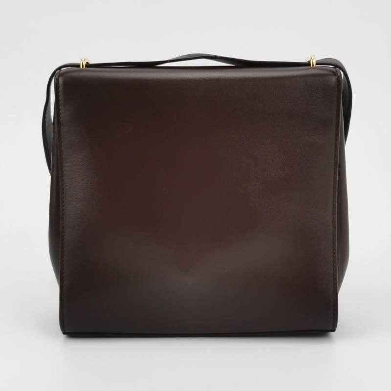 Bottega Veneta The Clip Burgundy Crossbody Bag 1