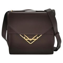 Bottega Veneta The Clip Burgundy Crossbody Tasche