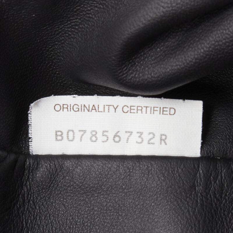 BOTTEGA VENETA The Intrecciato Pouch black signature woven leather clutch bag 4