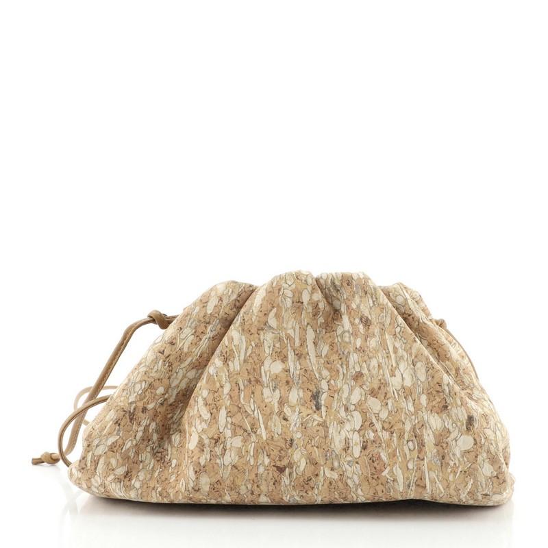 Bottega Veneta The Pouch Cork Mini In Good Condition In NY, NY