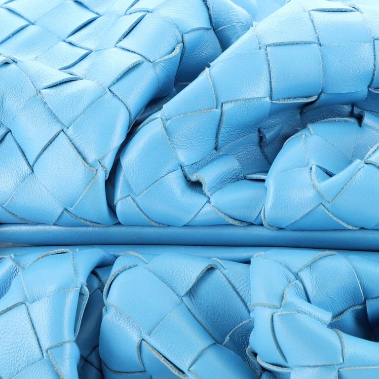 Bottega The Pouch Intrecciato Leather For Sale at 1stDibs