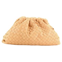 Bottega Veneta The Pouch Intrecciato Leather Medium