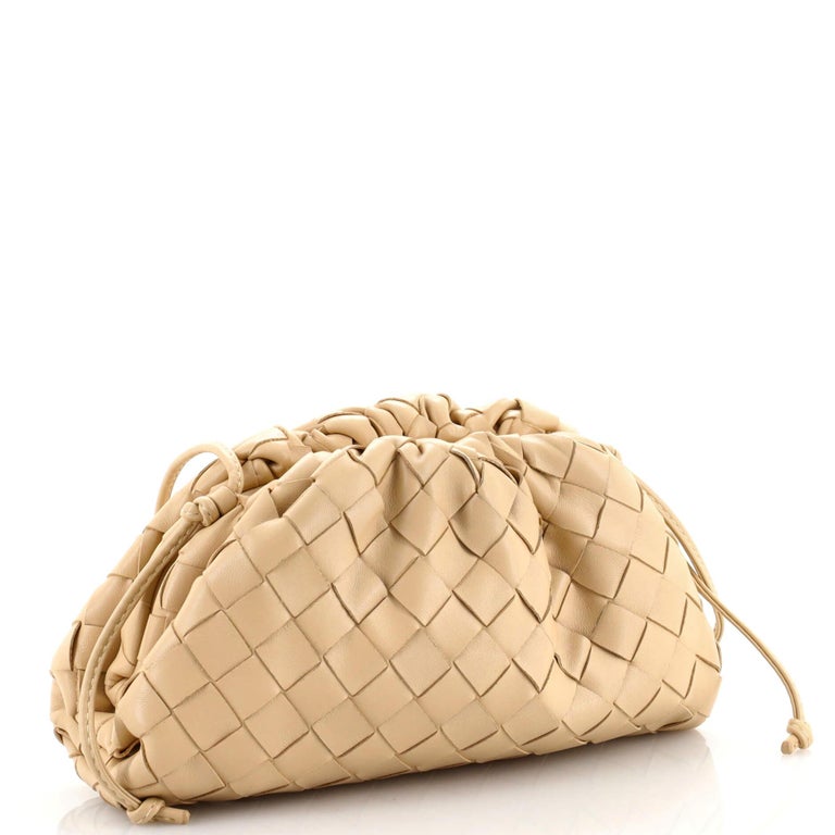 Nappa Intrecciato The Mini Pouch Pistachio