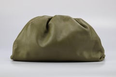 Bottega Veneta The Pouch Large Gathered Leather Clutch