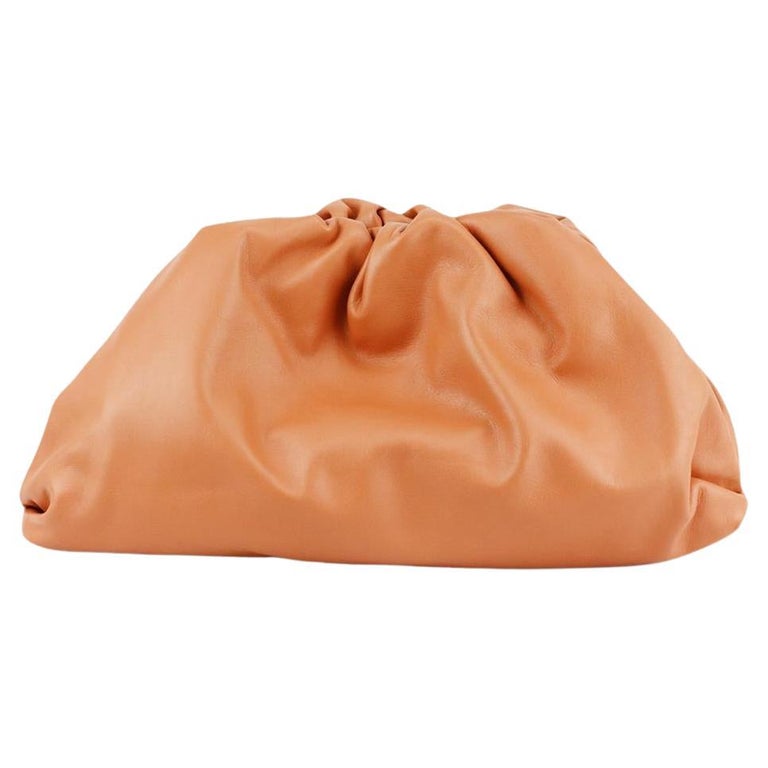 Bottega The Pouch Large Leather Clutch For Sale at 1stDibs