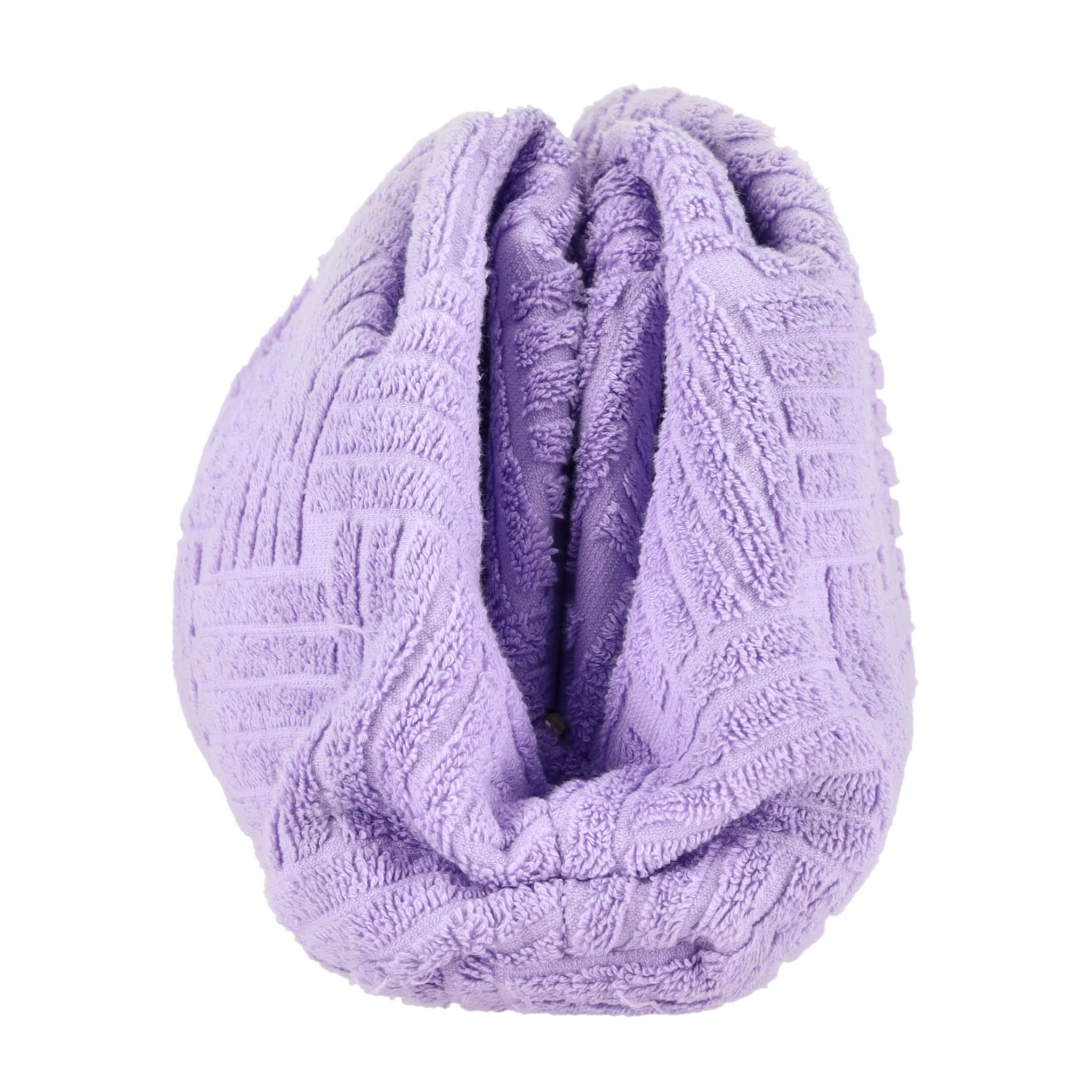Purple Bottega Veneta The Pouch Terry Clutch Bag For Sale