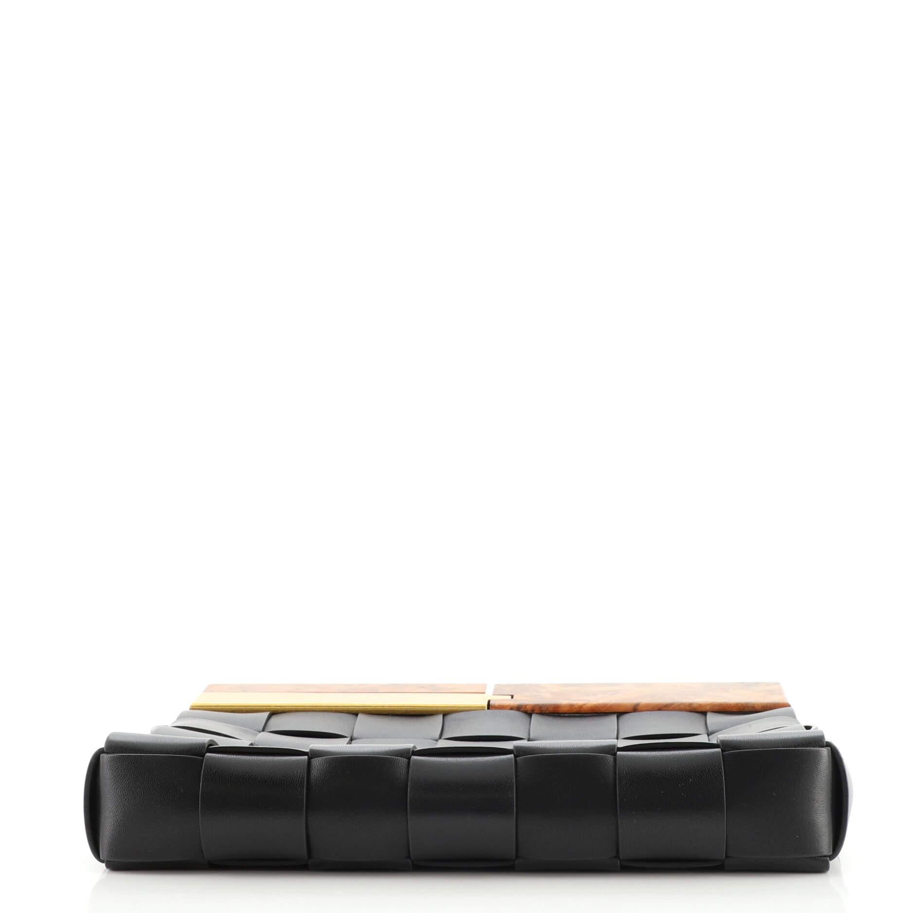 bottega veneta snap clutch