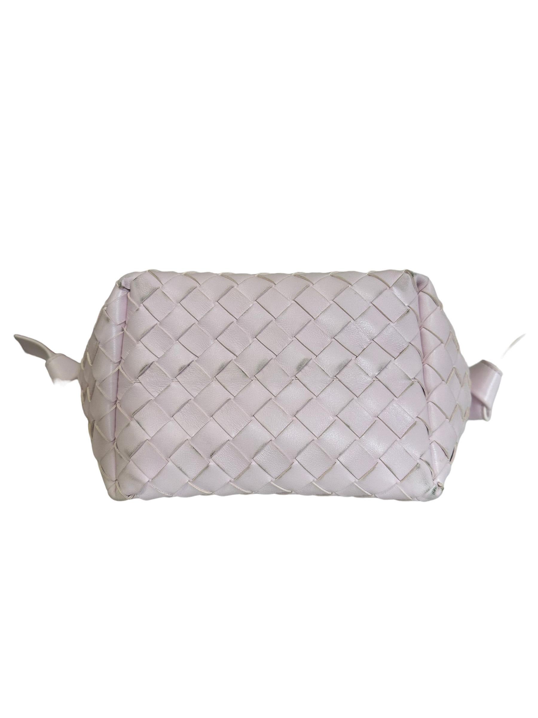 Bottega Veneta Tie Pink Leather Shoulder Bag 2