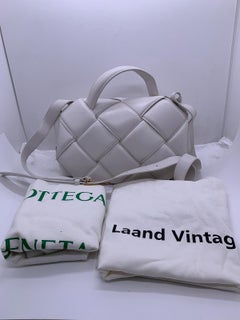 Bottega Veneta Top Handle bag white Shoulder Bag Padded Maxi Origin Italy