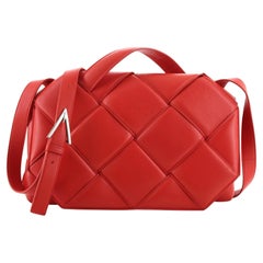 Bottega Veneta Top Handle Shoulder Bag Padded Maxi Intrecciato Leather